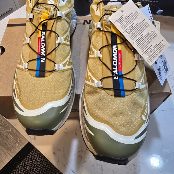 Salomon XT-6 GORE-TEX Antelope Icicle Portabella L47581000 Men's Size 13 NEW - Picture 3 of 15